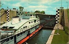 Brandon Lock Illinois Waterway Joliet Illinois Il 1968 Cancel Wob Pm Postcard picture
