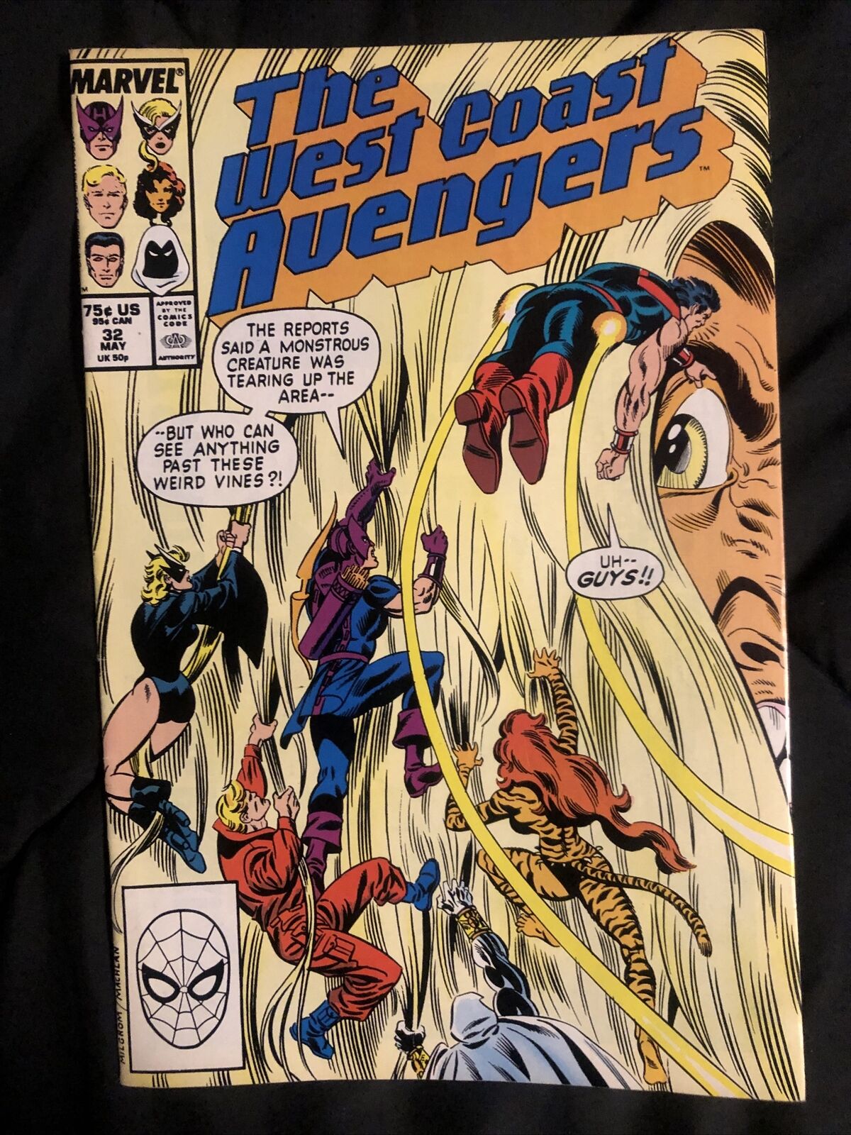 West Coast Avengers #32 1988 Marvel Comics Comic Book 