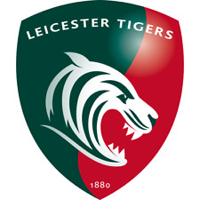Leicester Tigers Stickers White Vinyl X 3 picture
