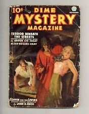 Dime Mystery Magazine Pulp Nov 1936 Vol. 12 #4 GD- 1.8 picture