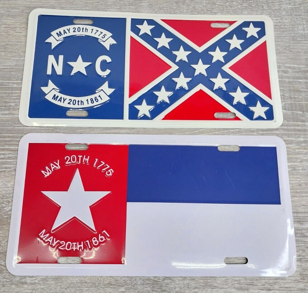 North Carolina 1775 1861 License Plate Novelty Flag 