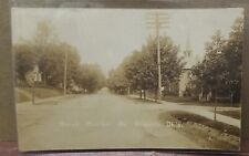 RPPC Danville Ohio South Market Street Real Photo Postcard 1910 picture