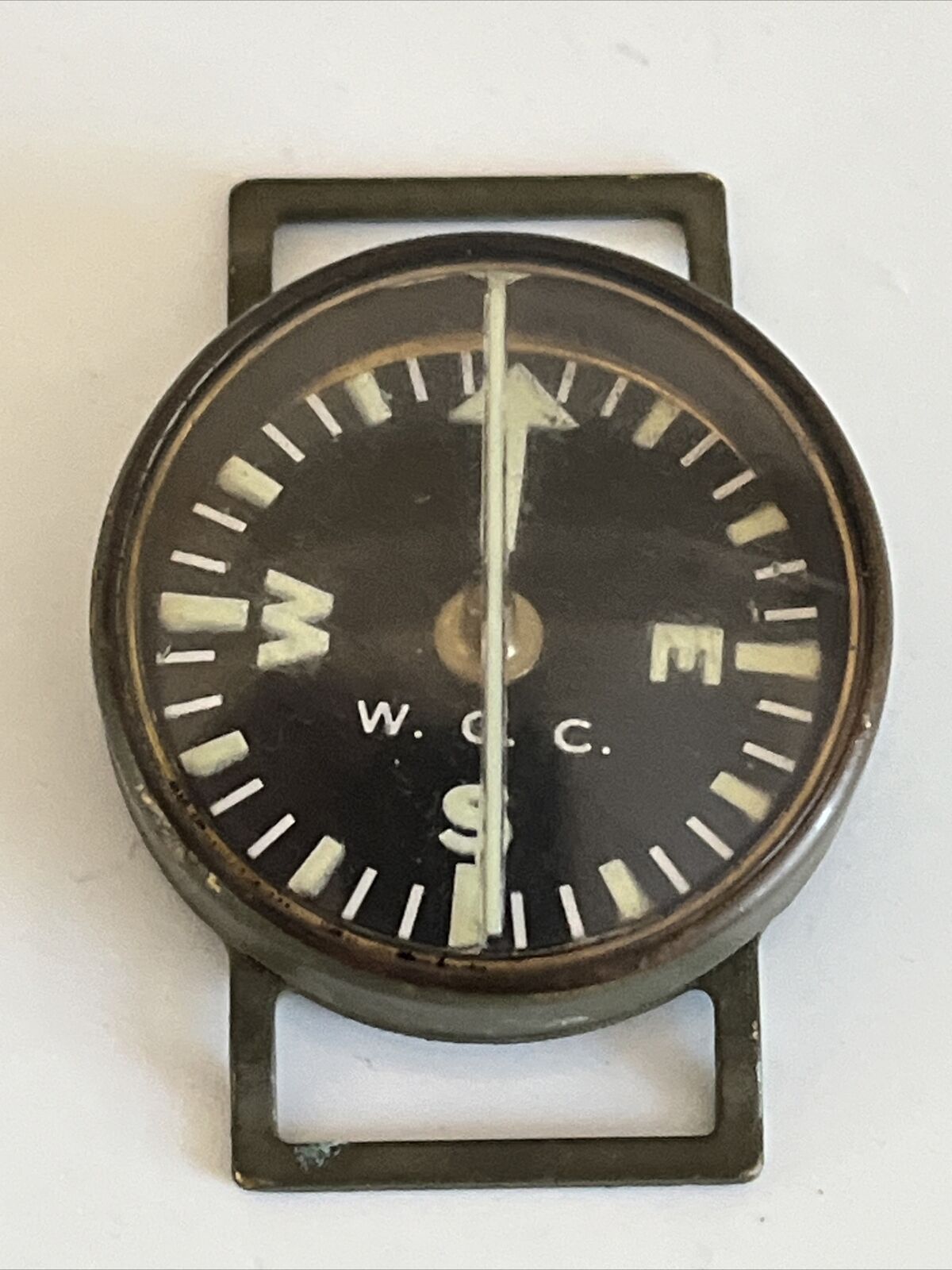 Vietnam War Era Waltham Clock Company WCC US Military Wrist Compass - NO RESERVE