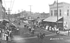 Street View Hammond Louisiana LA Reprint Postcard picture