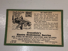 1930s Postcard Greendale's Auto Brake Service Port Richmond Staten Island Repair picture