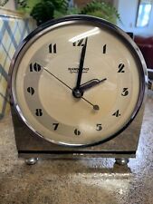 HAMMOND GRENADIER Synchronous Electric Clock Art Deco Chrome SERVICED - AMAZING picture