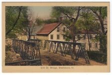 Brattleboro, Vermont, Vintage Postcard View of Elm Street Bridge picture