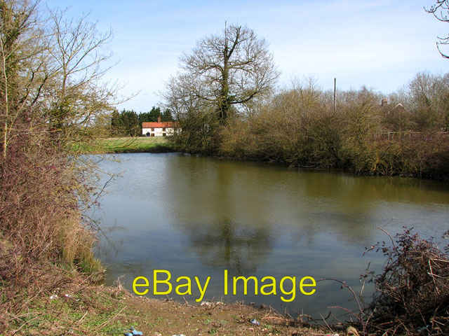 Photo 6x4 Pond beside Alburgh Road, Hempnall Green  c2010