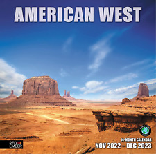 RED EMBER American West 2023 Hangable Monthly Wall Calendar | 12