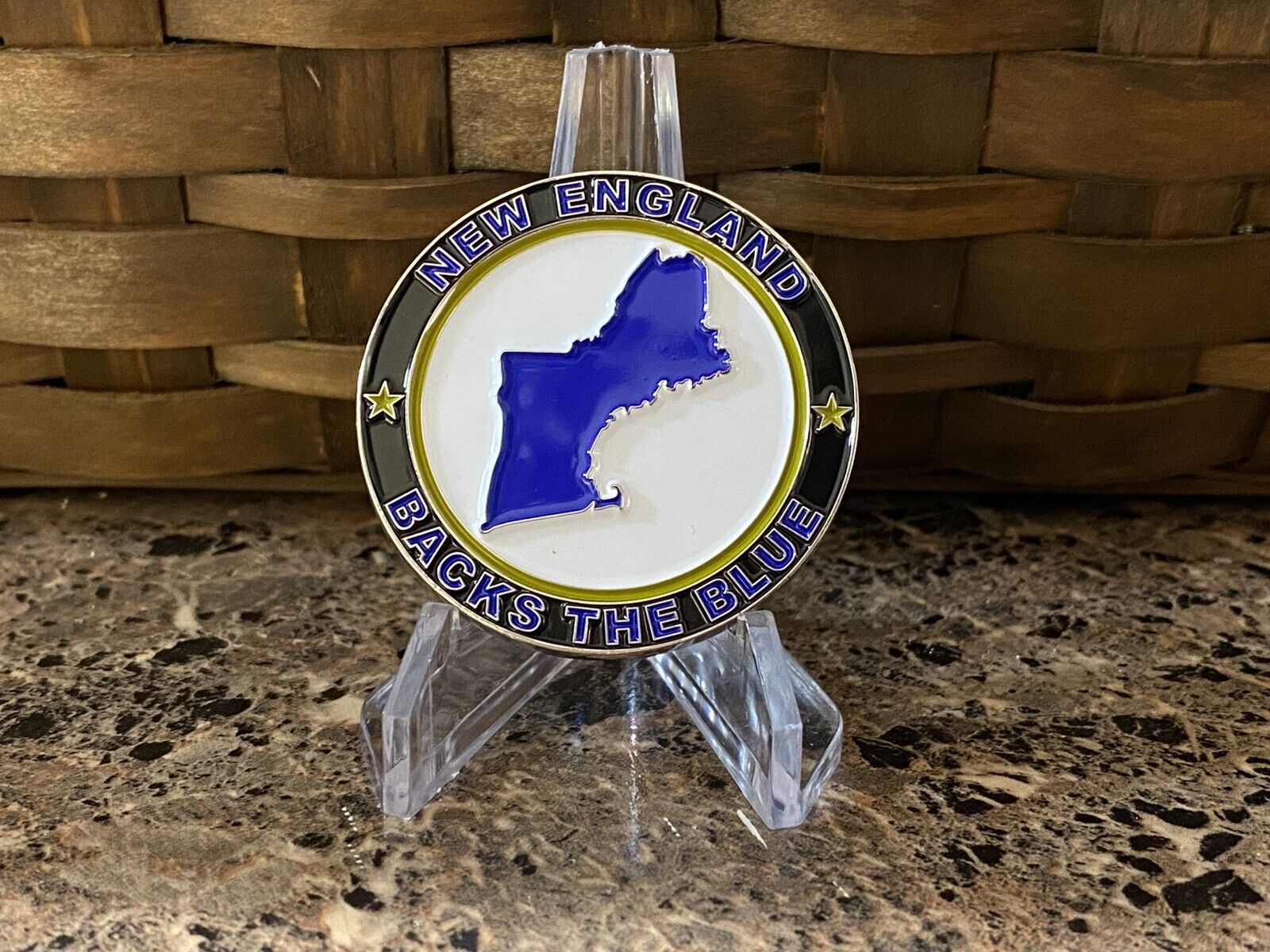 New Limited Back The Blue New England Coin