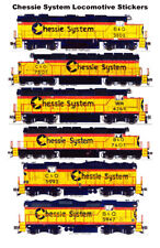 Chessie System Locomotives 6 individual Stickers Andy Fletcher picture
