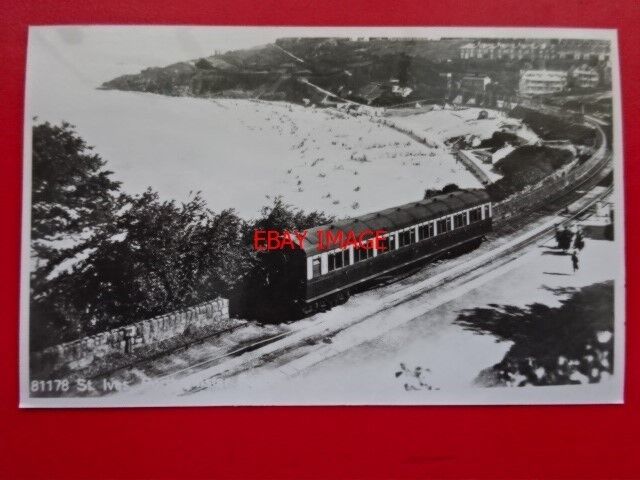 PHOTO  ST IVES  RAILWAY STATION CORNWALL  1920