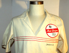VINTAGE RED STRIPE LAGER BEER JAMAICA PULLOVER SHIRT EMBROIDERED LOGO/COTTON/L picture