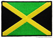 JAMAICA FLAG PATCH KINGSTON JAMAICAN RASTA embroidered iron-on SOUVENIR GREEN picture