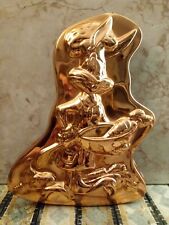 Vintage Bugs Bunny Copper Mold Wall Decoration With Tag Warner Brothers picture
