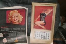 Marilyn Monroe  Golden Dreams 1954 & Old Westmore Cosmetics AD picture