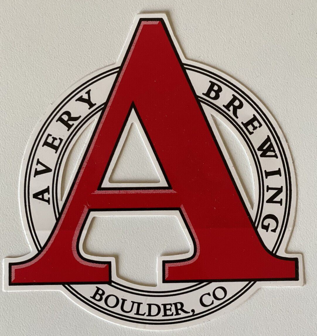 Avery Brewing sticker - Craft Beer Brewery Boulder Colorado