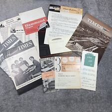 Vintage Hammond Organ Lot Of Brochures Ephemura Booklets Letters Newsletters picture