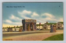 Camp Chaffee AR- Arkansas, Main Gate, Guards, , Vintage Postcard picture