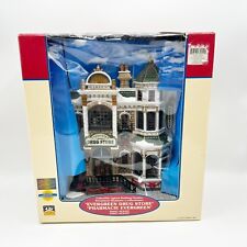 2003 Lemax Essex Street Facade EVERGREEN DRUG STORE Lighted 35820 Boxed *READ picture