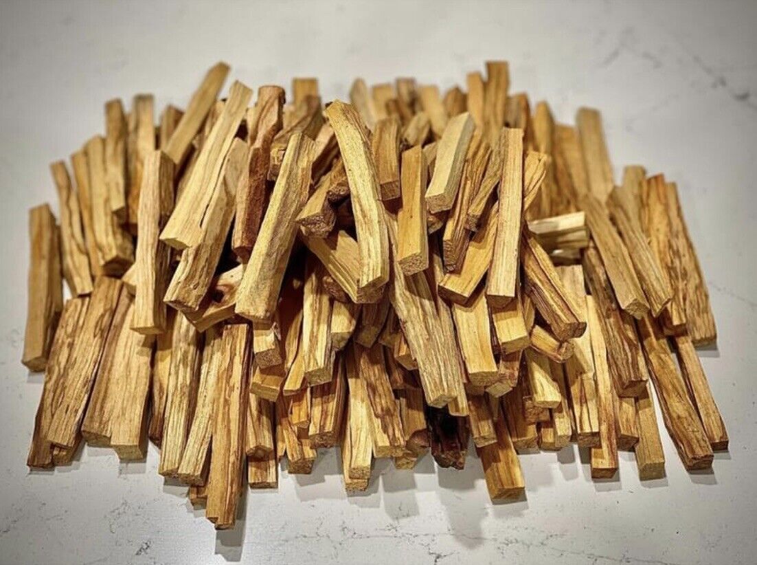 THINLY CUT 1/2 LB (55-60 Sticks Approx) Peru Palo Santo Holy Wood