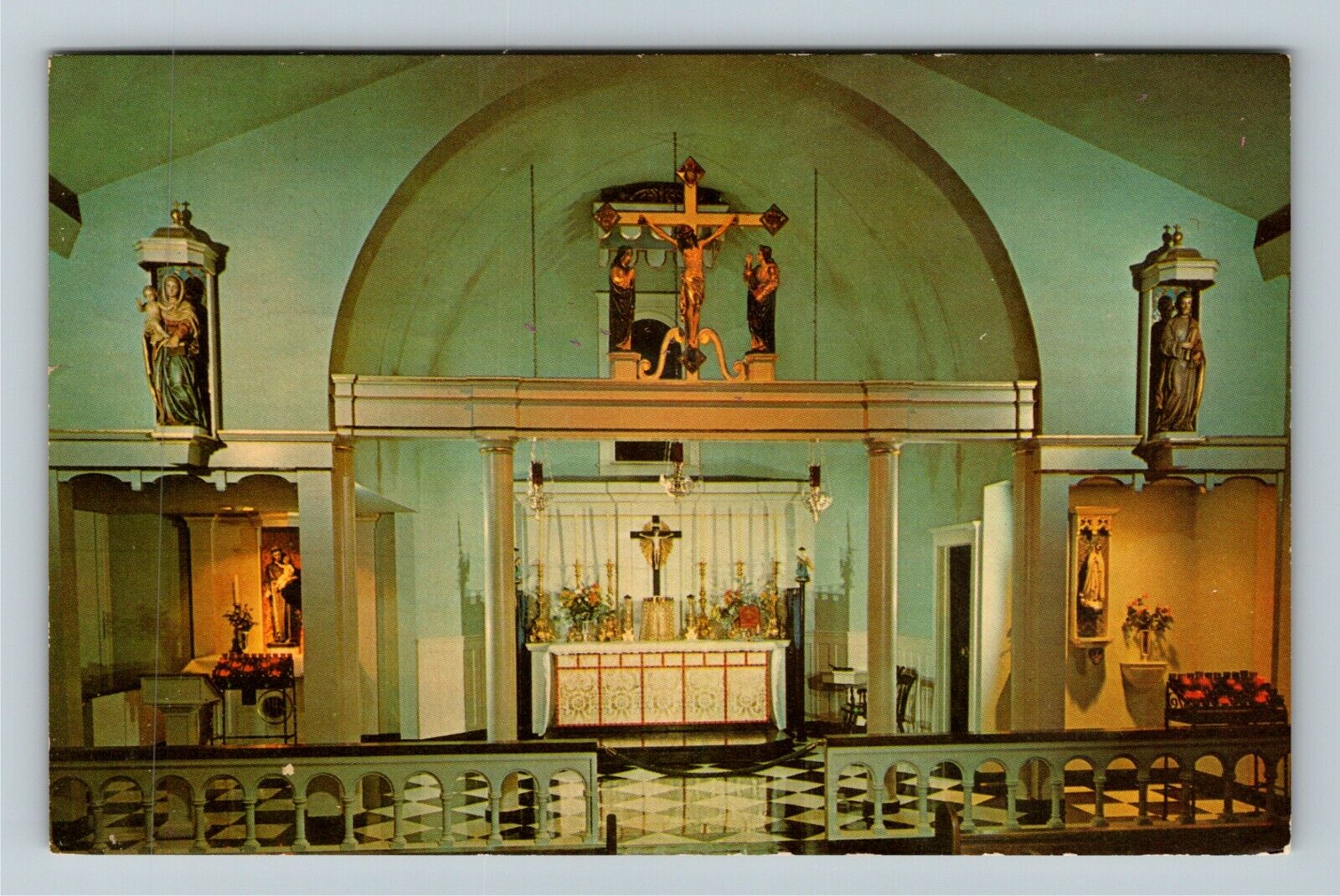 Jeffersonville NY- New York, ST. George's R.C. Church, Chrome c1961 Postcard