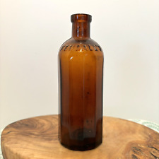 Antique Kendall's Spavin Cure Enosburgh Falls Vermont Amber Bottle Hand Blown picture