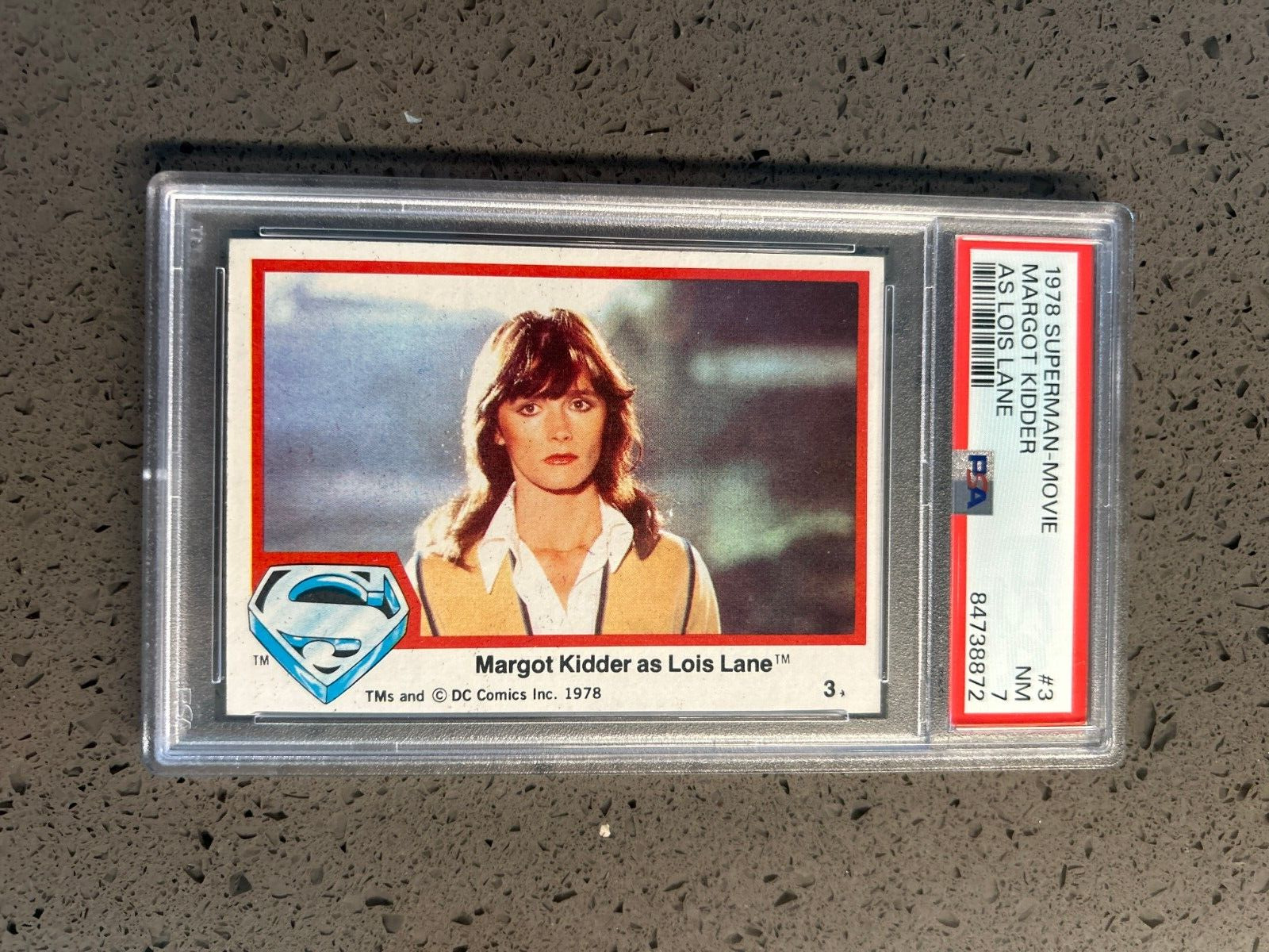 Margot Kidder As Lois Lane 1978 Superman-Movie #3 PSA Graded Near Mint 