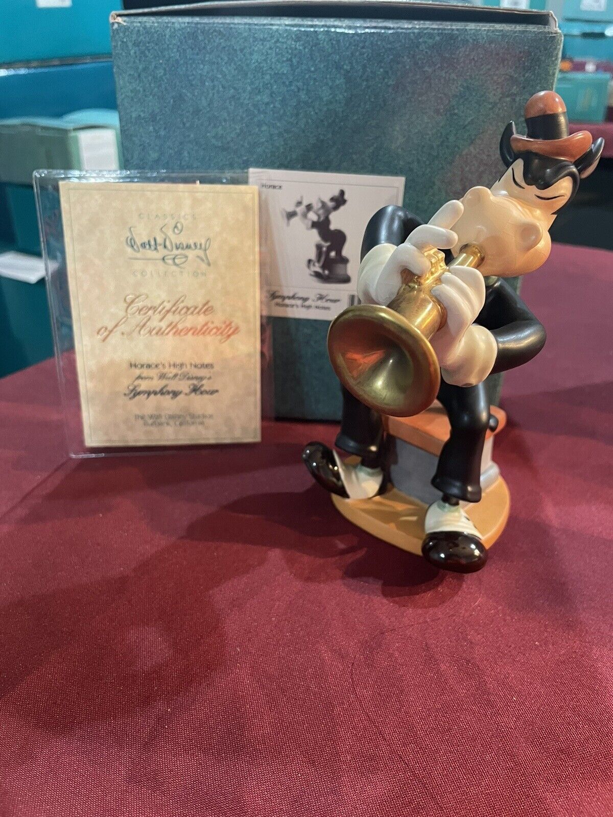 WDCC - Disney, Symphony Hour Horace’s High Notes Figurine - Orig. Box And COA