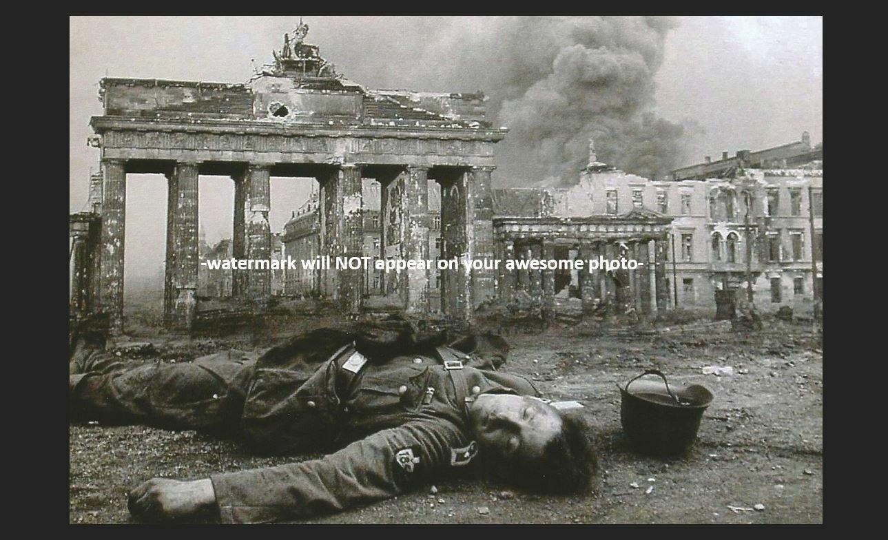 Berlin Burning PHOTO Last Days of the German World War 2 Soldier Germany