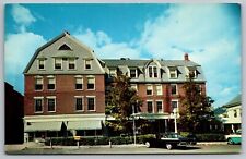 Brandon Inn Vermont VT Street View Old Cars Hotel Motel Vintage UNP Postcard picture