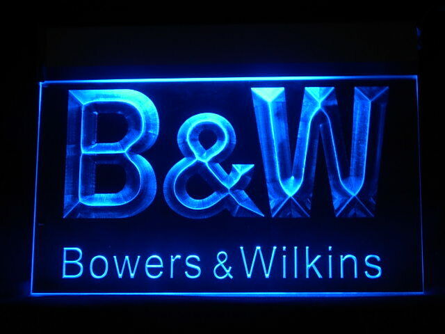 J212B B&W Bowers & Wilkins Audio For Recording Studio Display Light Neon Sign