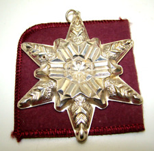 Gorham Sterling 1970 Snowflake Christmas Ornament picture