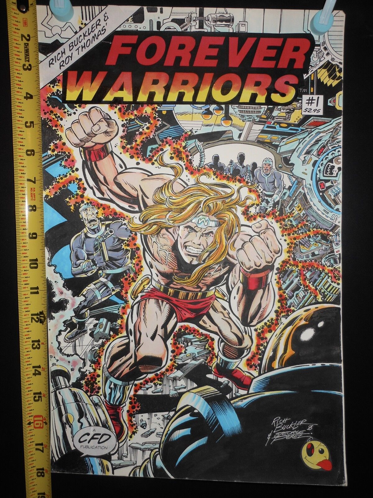 Forever Warriors #1 - Original Art - Rich Buckler & George Perez - Kirby Homage