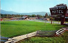Mendon Pico Motel Rutland Vermont VT Mountains Postcard UNP VTG Dexter Unused picture