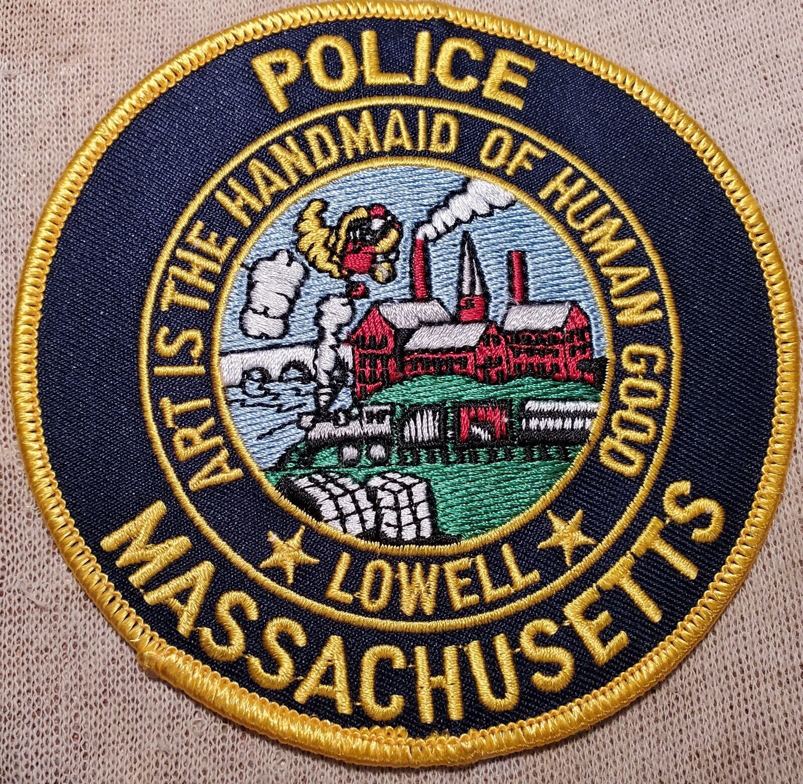 MA Lowell Massachusetts Police Patch