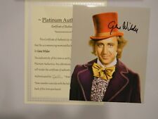 Willy Wonka dressed signed 8x10 Gene Wilder Platinum COA RIP AUTO RARE picture