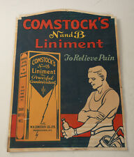 Comstock's N and B Liniment Sign (P3L) Paper Standee (JSF6) Golfer in Tanktop picture