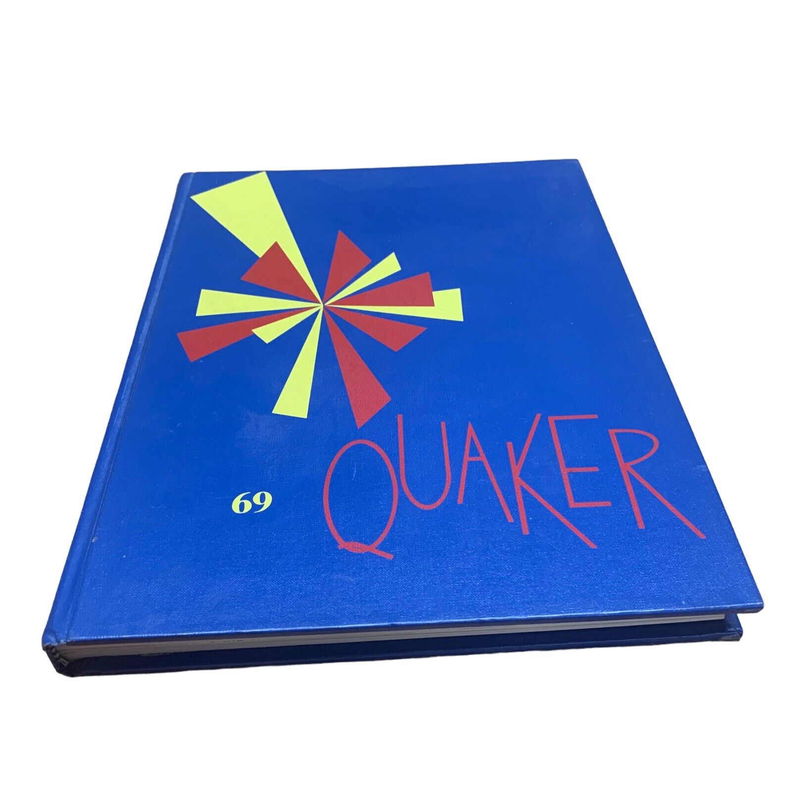 Guilford College 1969 Yearbook Quaker -Julian Bond Sander Vanocur,Charles Morgan
