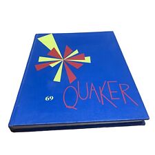 Guilford College 1969 Yearbook Quaker -Julian Bond Sander Vanocur,Charles Morgan picture