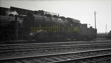 1948 RUT Rutland 0-8-0 Locomotive #109 @ Alburgh VT - Vintage Railroad Negative picture
