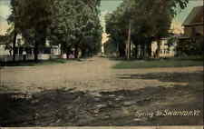 Swanton Vermont VT Spring Street c1910 Vintage Postcard picture