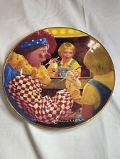 RUTH SANDERSON 1990 MAKE ME A CLOWN COLLECTOR PLATE PORCELAIN #4980 Circus picture
