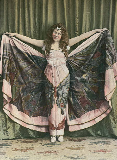 Loie Fuller American dancer Paris Noel 1908 Historic Old Photo