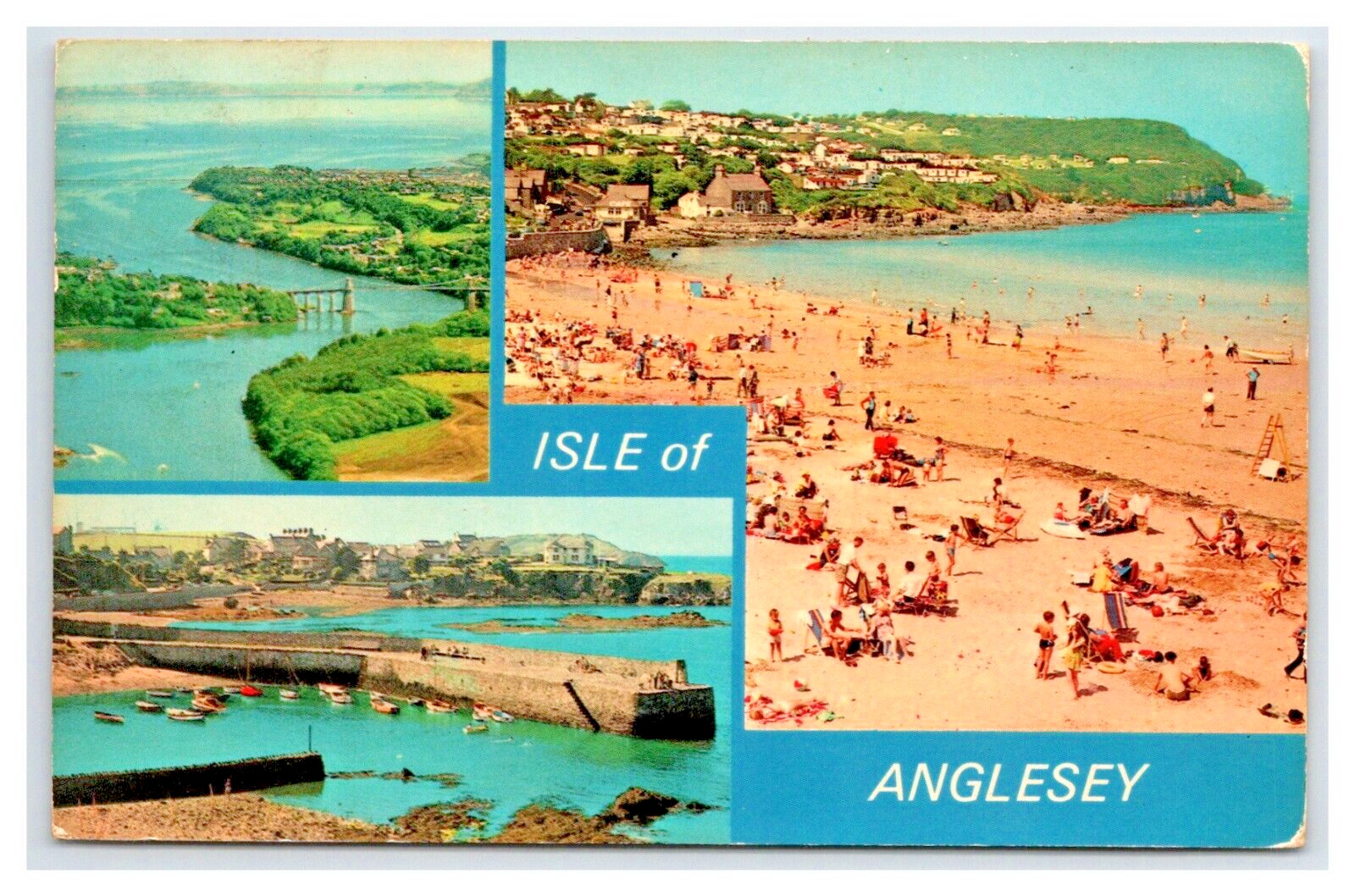 Isle of Anglesey beach scene UK  summer