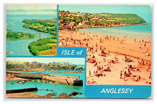Isle of Anglesey beach scene UK  summer picture