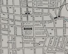 Vintage 1898 CHARLESTON SC Map 11