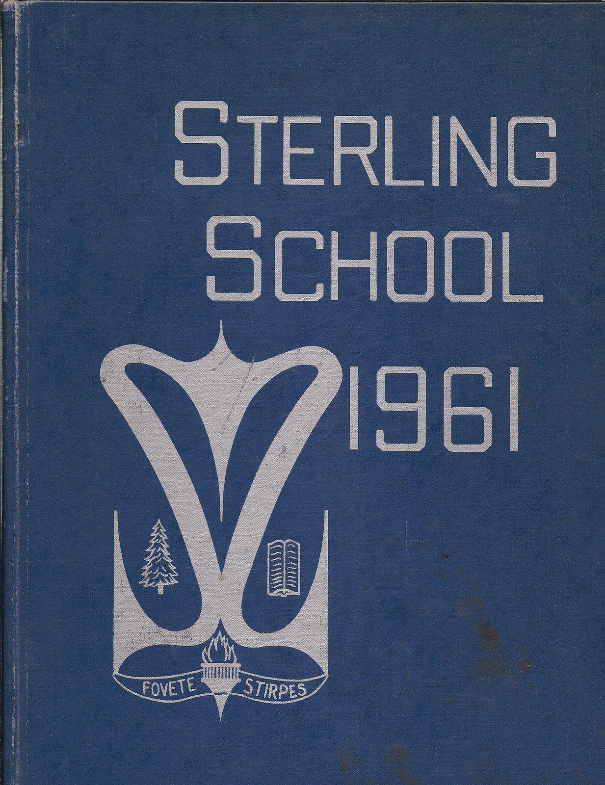 High School Yearbook Craftsbury Common Vermont VT Sterling School 1961