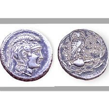 Athens Greece Athena Owl Tetradrachm Ancient Coin 2.5 Gr picture