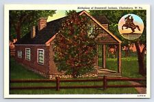 Postcard Birthplace Stonewall Jackson Clarksburg West Virginia picture